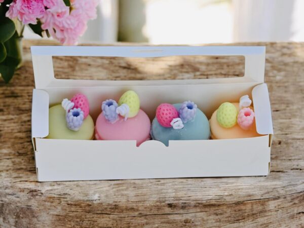 Macaron illatgyertyabox