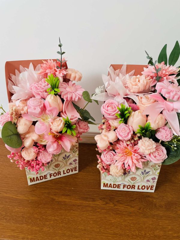 Elegáns, dobozos virágbox - "Made for love" kollekció