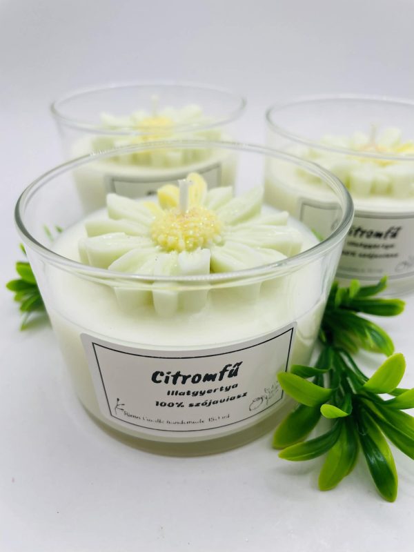 Citromfű illatgyertya