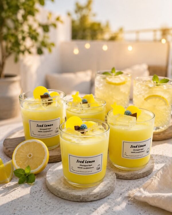 Iced Lemon illatgyertya