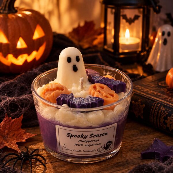 Spooky Season illatgyertya - capuccino illattal